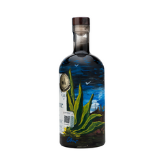 Botella Personalizada Pintada a Mano - CAMINO DEL ALTIPLANO - Mezcal Joven Salmiana Júrame 750ml
