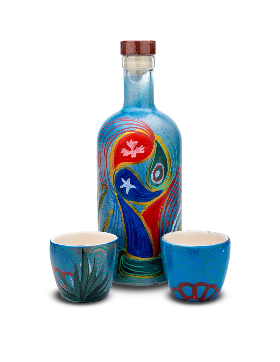 Estuche de lujo "Trazos del Altiplano" - Trofeo Azul