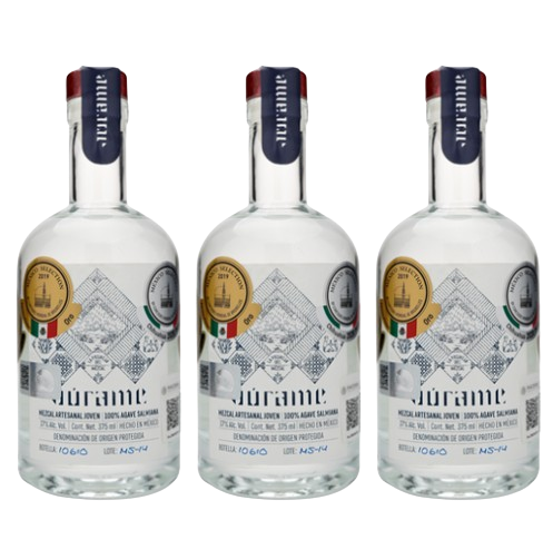 Mezcal Joven Salmiana Júrame 375 ml (3 botellas)