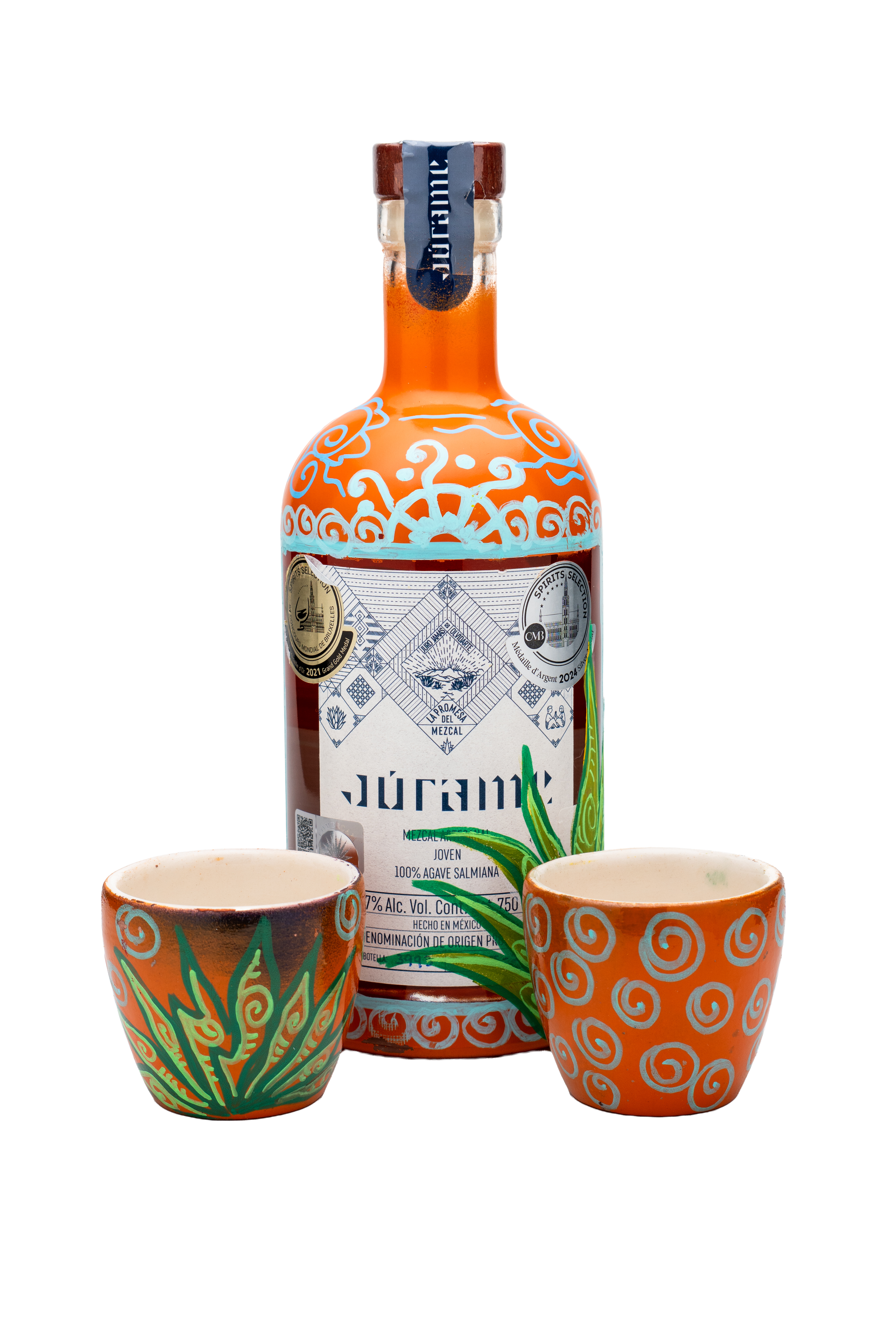 Estuche de lujo "Trazos del Altiplano" - Gato Alebrije