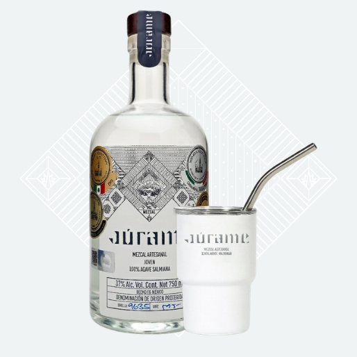 Júrame Salmiana Joven Mezcal 750 ml + Mini Thermos