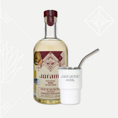 Mini Termo + Mezcal Reposado Salmiana Júrame 750ml