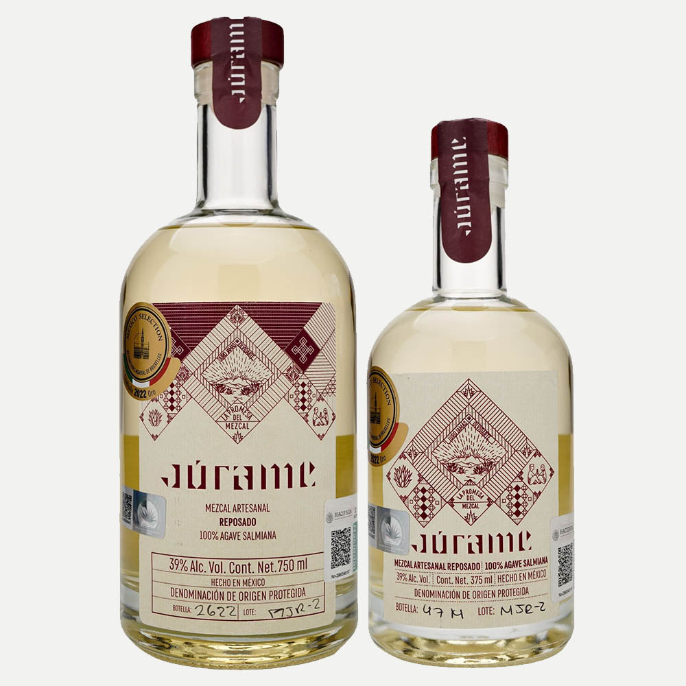 Mezcal Salmiana Júrame Reposado 750 ml + Reposado 375 ml