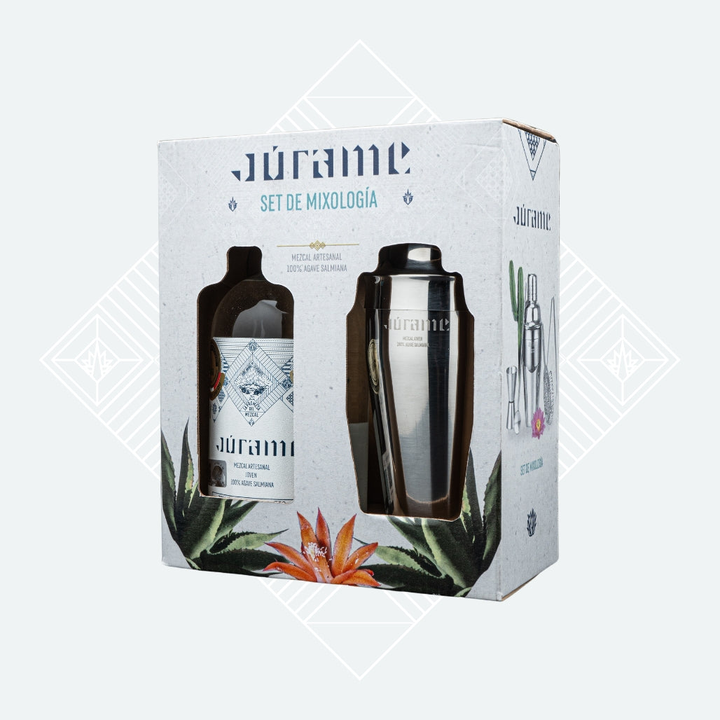 Mixology Pack - 750ml Júrame Joven Mezcal Bottle + Mixology Set