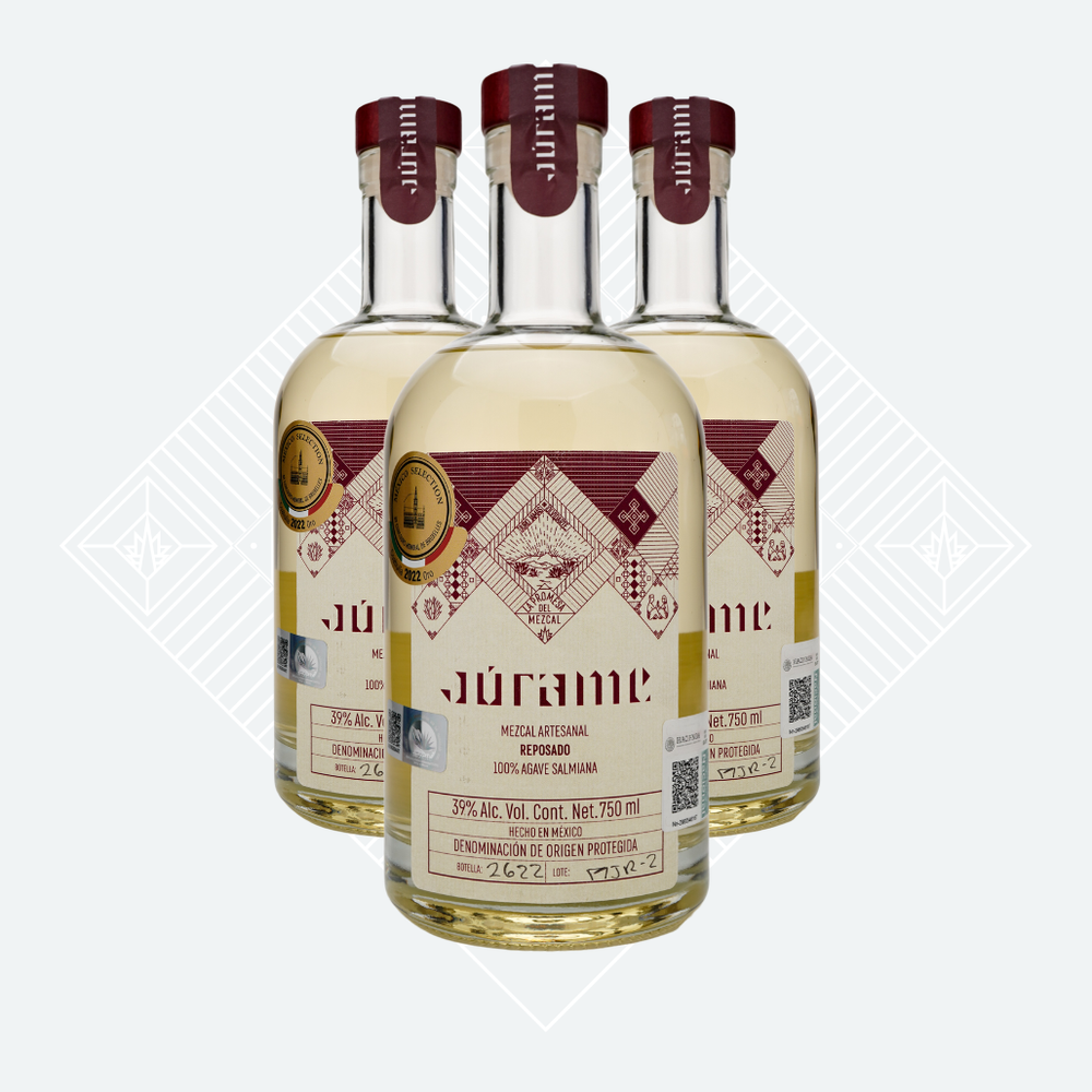Mezcal Reposado Salmiana Júrame 750 ML (3 botellas)