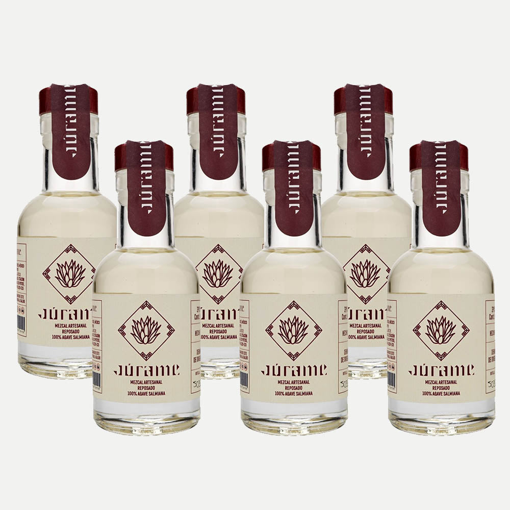Mezcal Reposado Salmiana Júrame 100ml (6 botellas)