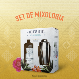 Paquete de Mixología - Botella de Mezcal Júrame Joven 750ml + Set de Mixlogía